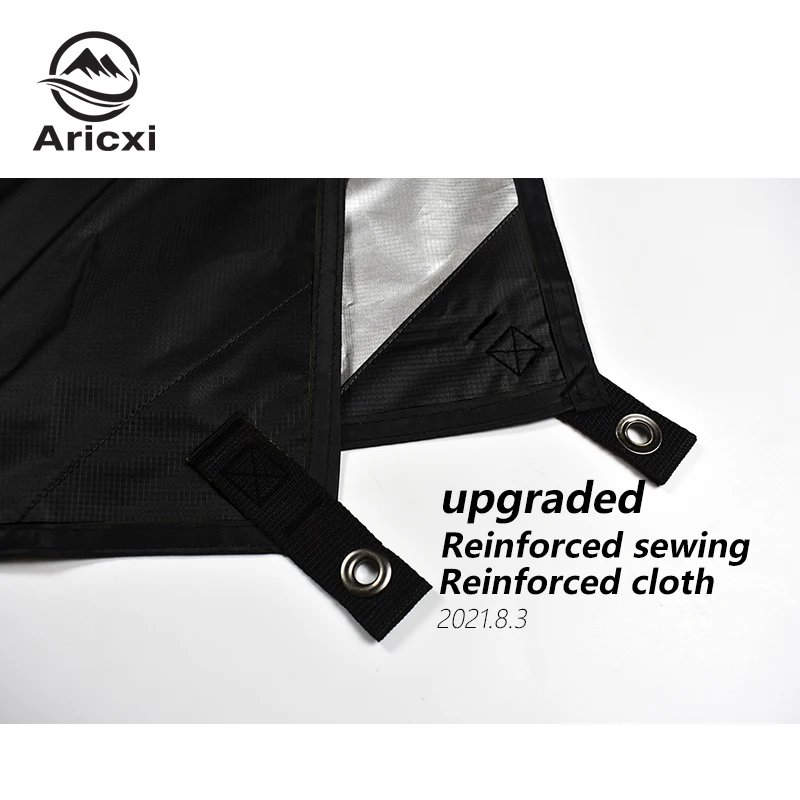 Ультралегкий брезент Aricxi tarp 210t из полиэстера уличный для кемпинга с черным и