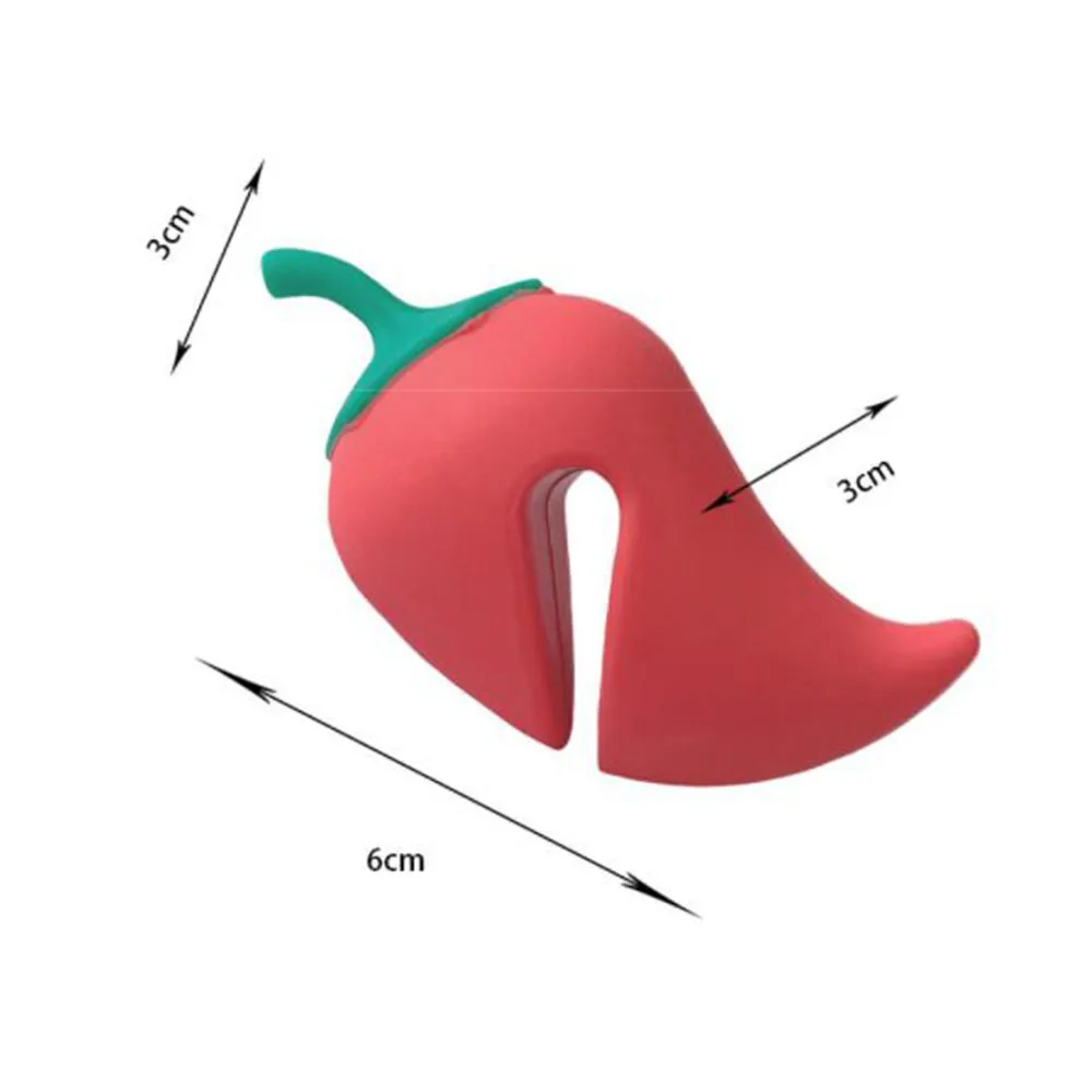 

1pc Spill-proof Lid Lifter Creative Chicken Drumsticks Chili Carrot Shape Heat Resistant Lid Stand For Soup Kitchen Accessories