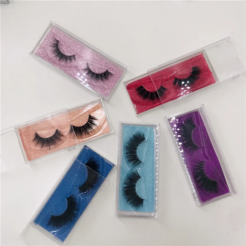 Natural 3D mink lashes acrylic box Siberian are not irritating hot selling and good quality | Красота и здоровье