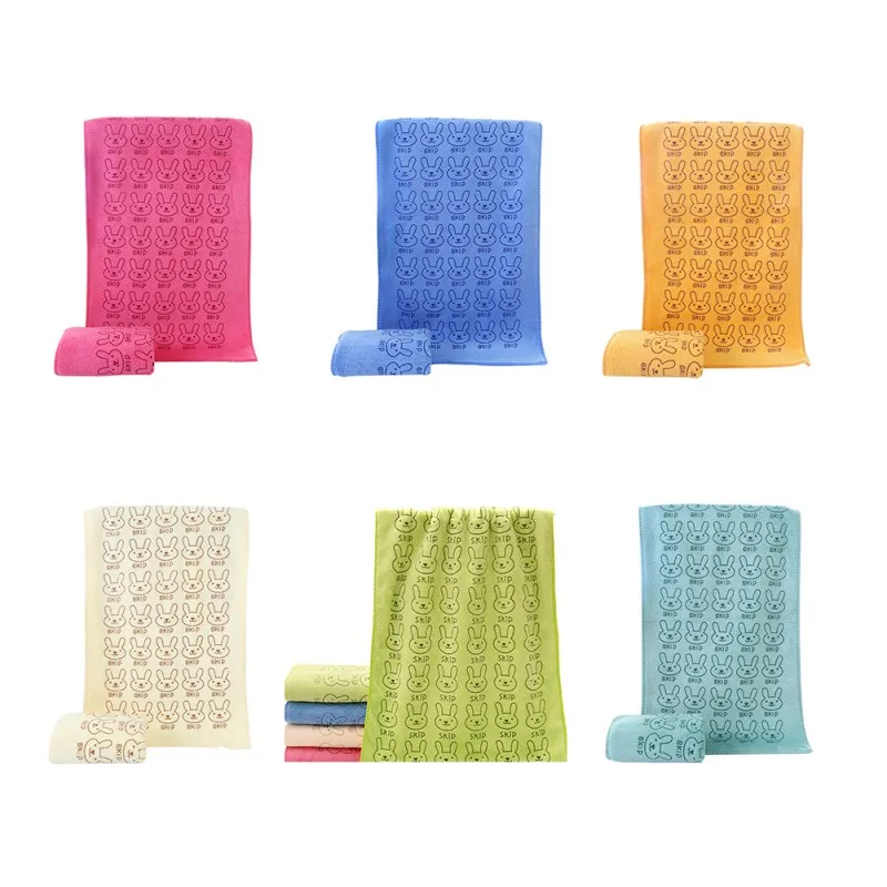 Детское Хлопковое полотенце милое детское банное с мультяшным животным и