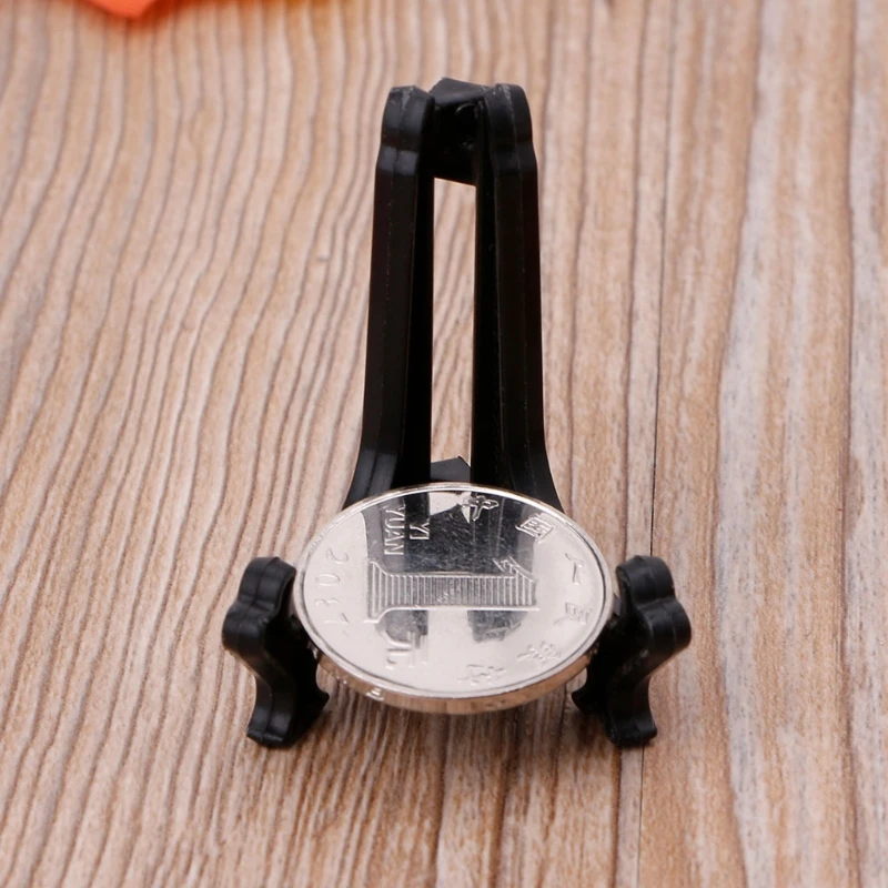 

Mini Plastic Display Stand Plate Coin Card Medal Golf Balls Holder Easel G5GB