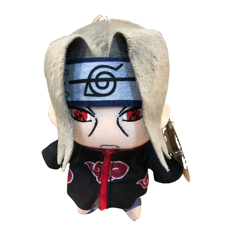

20cm Anime Naruto Stuffed Plush Toys Cartoon Uzumaki Sasuke Gaara Itachi Kakashi Funny Figurine Soft Doll Kids Gifts Toys