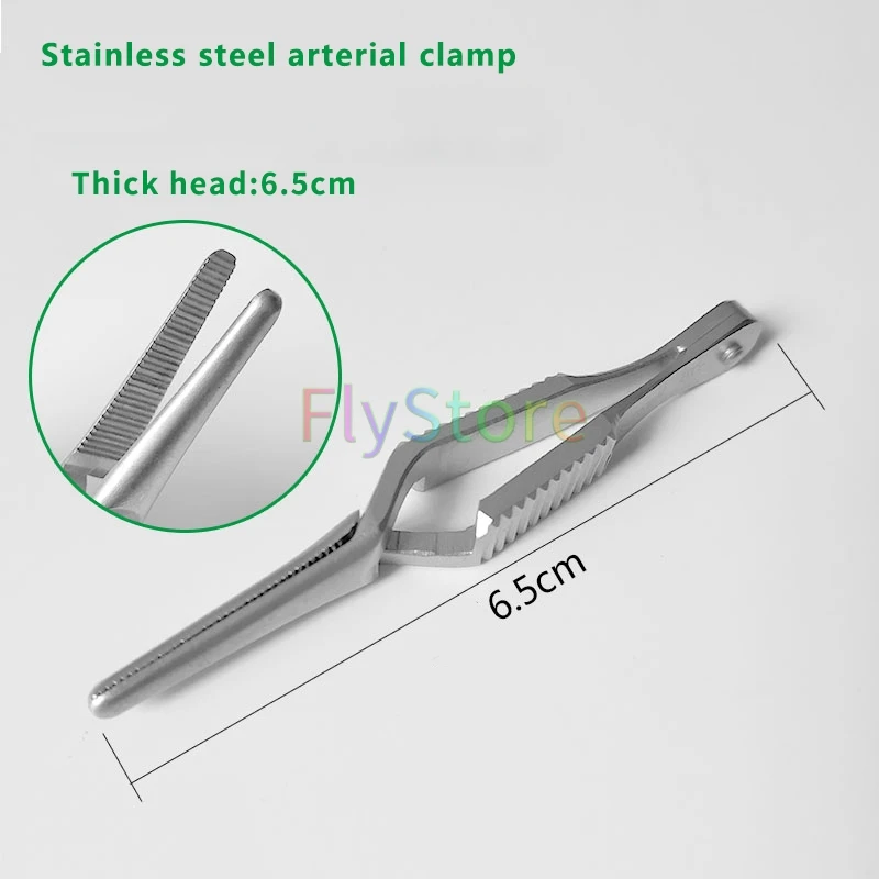 Новый гемостатический зажим артериальный небольшой для сосудов Временный