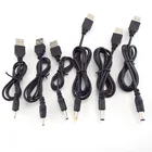 USB к DC 3,5*1,35 мм 2,0*0,6 мм 2,5*0,7 мм 4,0*1,7 мм 5,5*2,1 мм 5,5*2,5 мм Штекерный разъем DC 5 В удлинитель кабеля питания