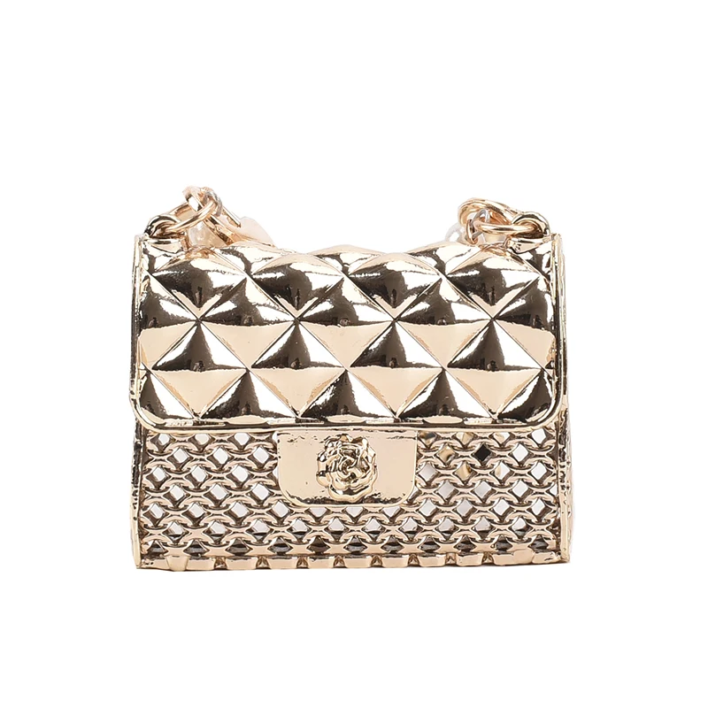 

Mini Metal Super Crossbody Bags for Women 2021 Fashion Luxury Trendy Beading Female Chain Shoulder Handbags and Purses