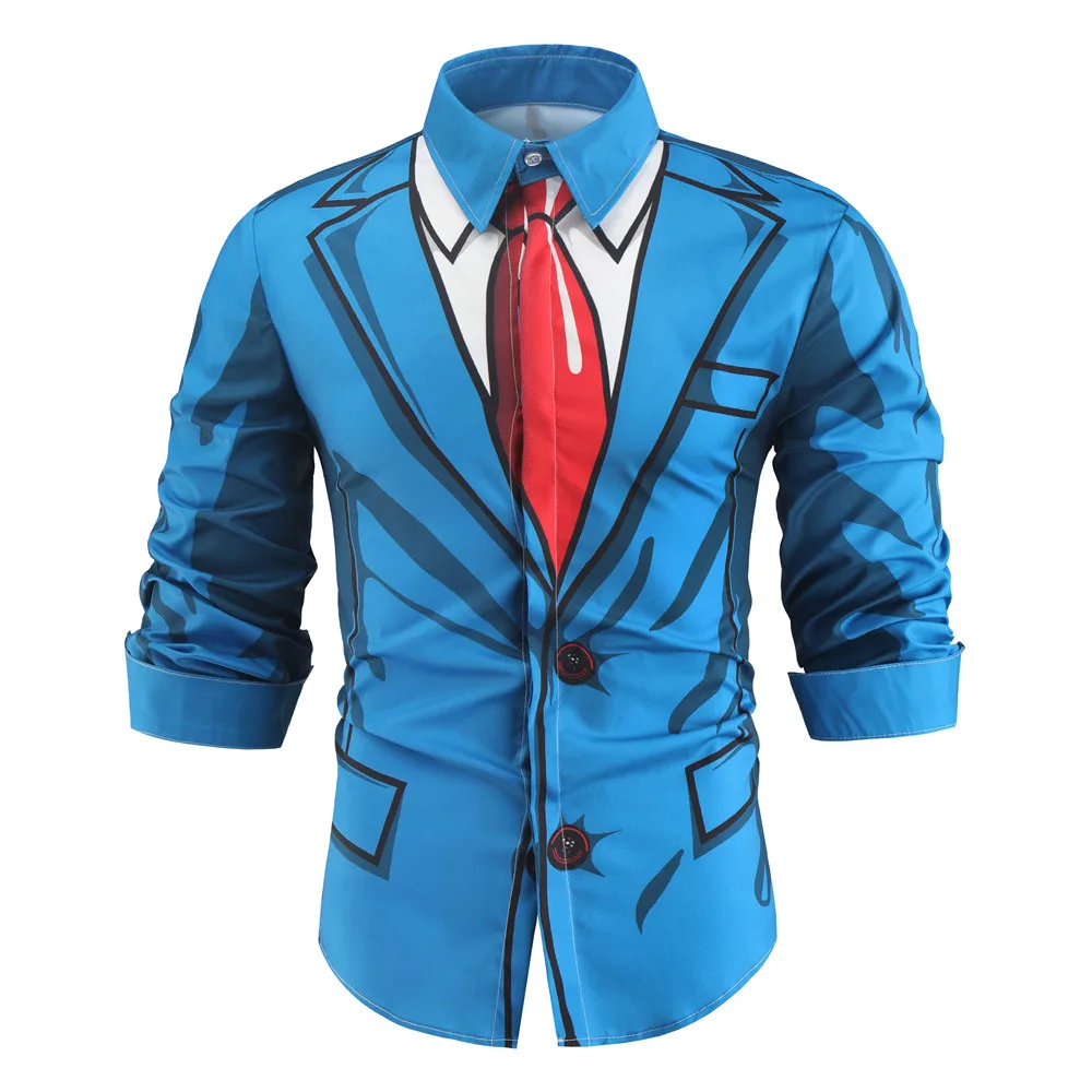 

3d printed shirts fashion 2020 mens shirts long chemise homme casual camiseta masculina hip hop shirt,Asian size