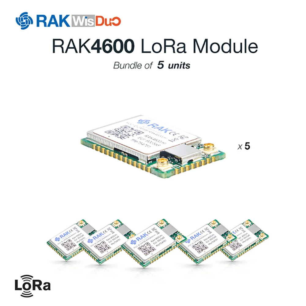 Беспроводной модуль LoRa RAK4600 с чипом RF52832 MCU SX1276 поддержка BLE 5 0 LoRaWAN 1.0.2 протоколов