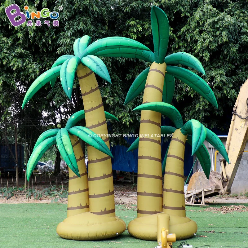 

Free Shipping 4 Meters High Inflatable Palm Tree Model Balloon For Garden Event Party Decoration Toys - BG-Z0367