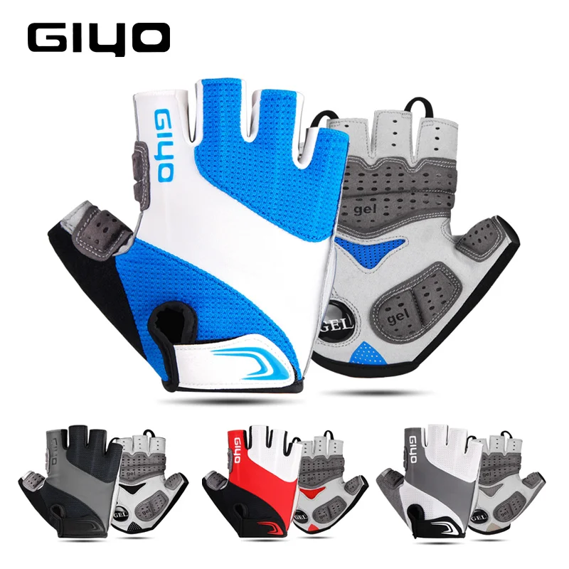 

GIYO Bicycle Gloves Gel Cycling Gloves Half Finger Bike Mittens For Men Women Summer DH Outdoor Sports Racing Gloves Accessories