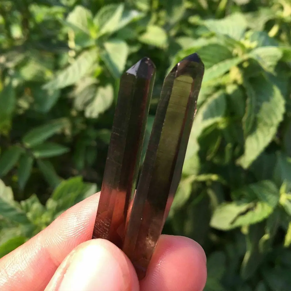 Natural Tea Citrine Single Crystal Point Healing Obelisk Wand Beautiful Quartz Stone Column Decor For Home Ornament Crushed N0H7 | Дом и сад