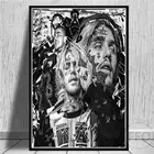 Настенный плакат Lil Peep, настенное модульное изображение рэпера, звезды, певица, для гостиной, декоративные картины, современный интерьер, домашний декор