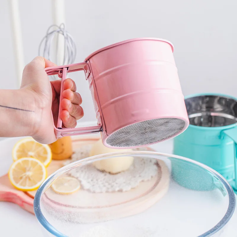 Ручной ручной шейкер для муки JO LIFE полуавтоматический какао-порошка сетчатая