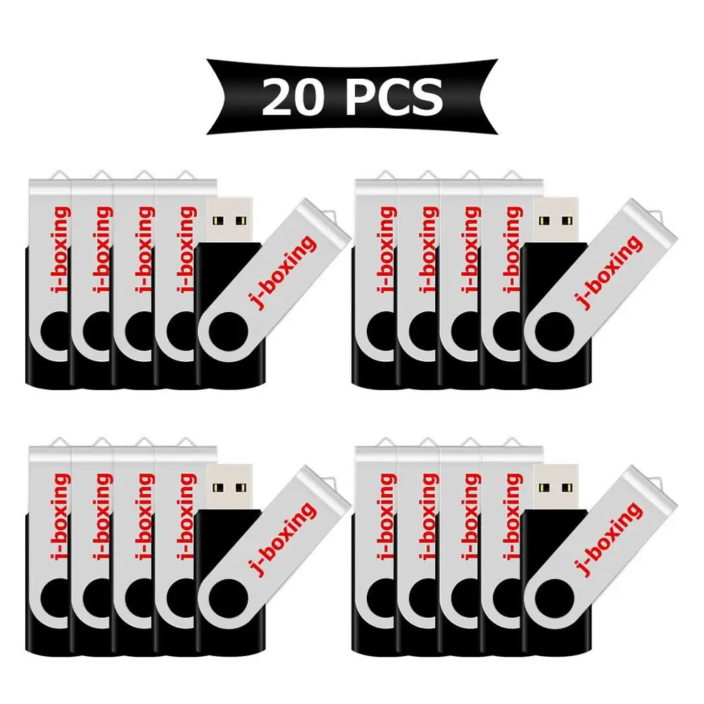 

Wholesale 128MB USB Flash Drive 20 Pack, Premium USB 2.0 Swivel USB 128MB Flash Drive Bulk Memory Stick Thumb Drive Jump Drive