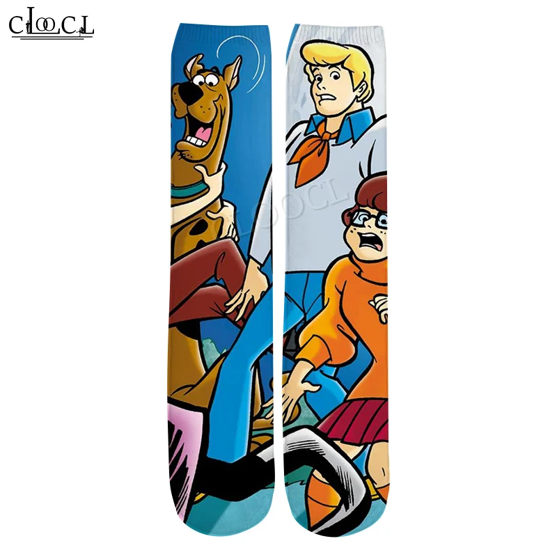 

CLOOCL Newest Cartoon Anime Scooby Doo 2021 New Fashion Men 3D Printed Hot Selling All-match Men Women Casual Straight Socks