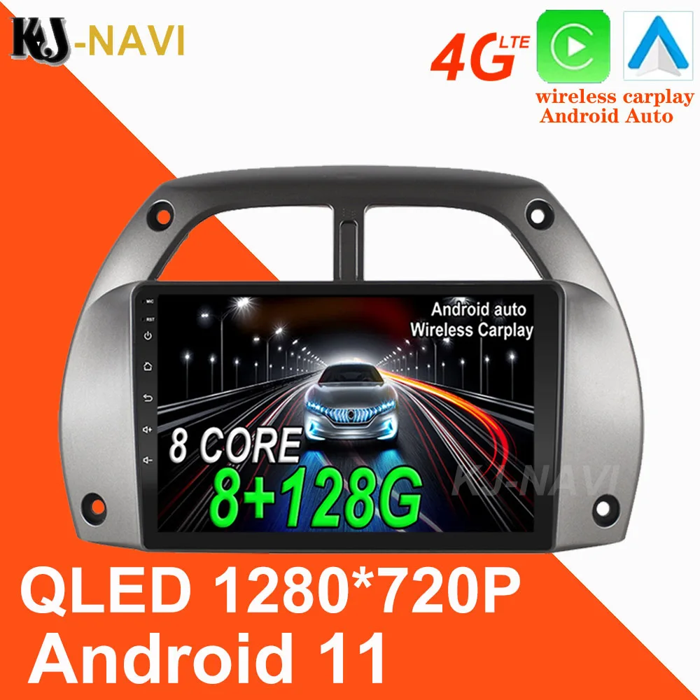 

Android 11 8G 128G Радио мультимедийный плеер 8 ядер для Toyota RAV4 RAV 4 2001-2006 GPS навигация Авторадио 4G DSP Авто Carplay