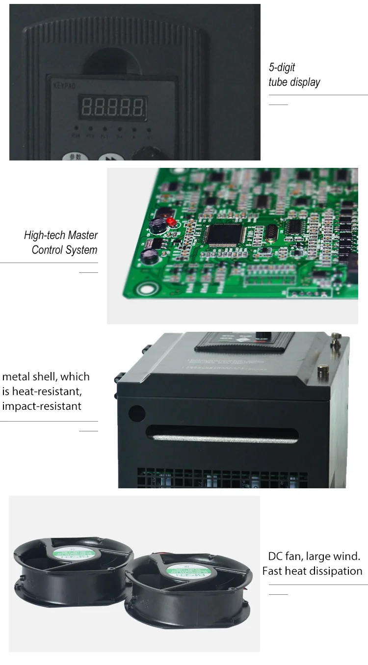 VFD 220V 15KW Солнечный фотоэлектрический инвертор регулятор мощности для использования насоса