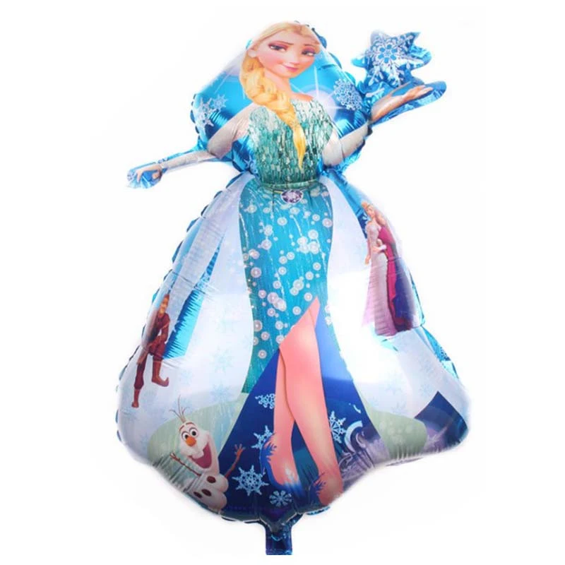 Воздушные шары гелиевые декорации белые подарки принцесса снег большой Спящий