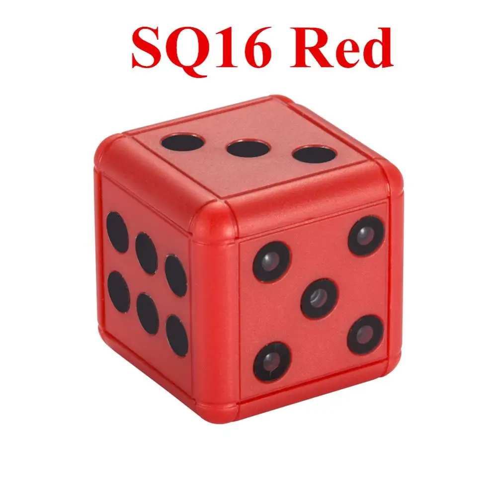 SQ16 Red Мини-камера SQ11 SQ13 SQ16 SQ19 1080P с сенсором, портативная видеокамера для безопасности, маленькая камера с секретом espia, камера с поддержкой TF карты - Цвет: SQ16 Red
