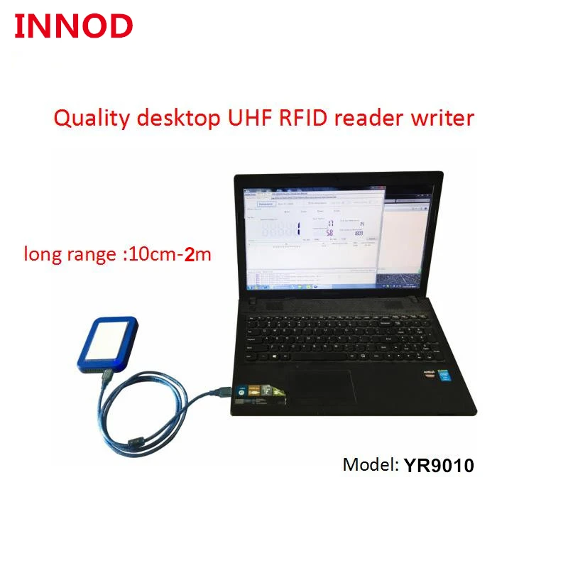 promotion Price 5cm-2meters desktop uhf rfid reader EPC Class1 Gen2 ISO18000-6c UHF tags writer optional usb rs232 wiegand | Безопасность