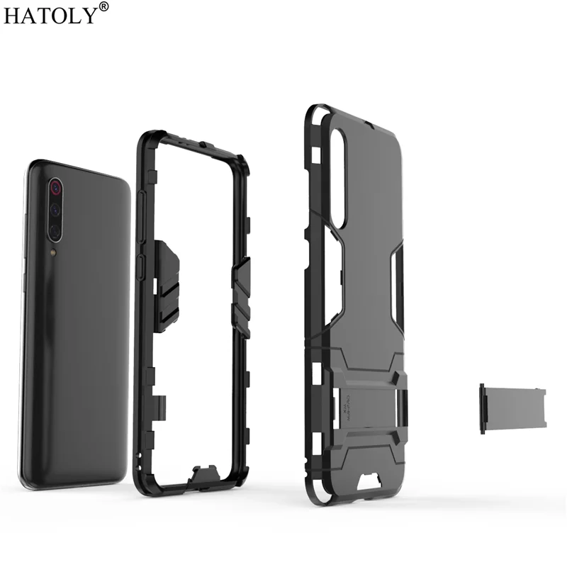 for xiaomi mi 9 pro case mi 9 pro 5g armor tpu rubber shell hard pc back phone cover case mi 9 pro case for xiaomi mi 9 pro 5g free global shipping