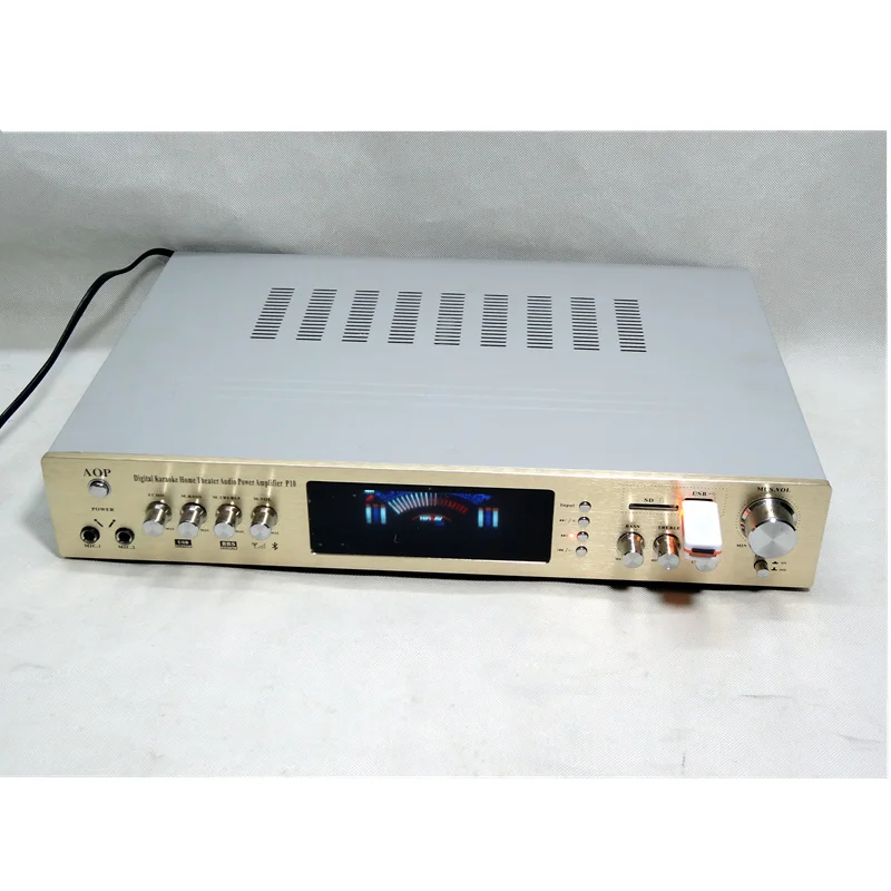 

AOP-P10 5 Channel High Power Professional Digital Karaoke Amplifier High Fidelity Home Theater Power Amplifier Dynamic Screen