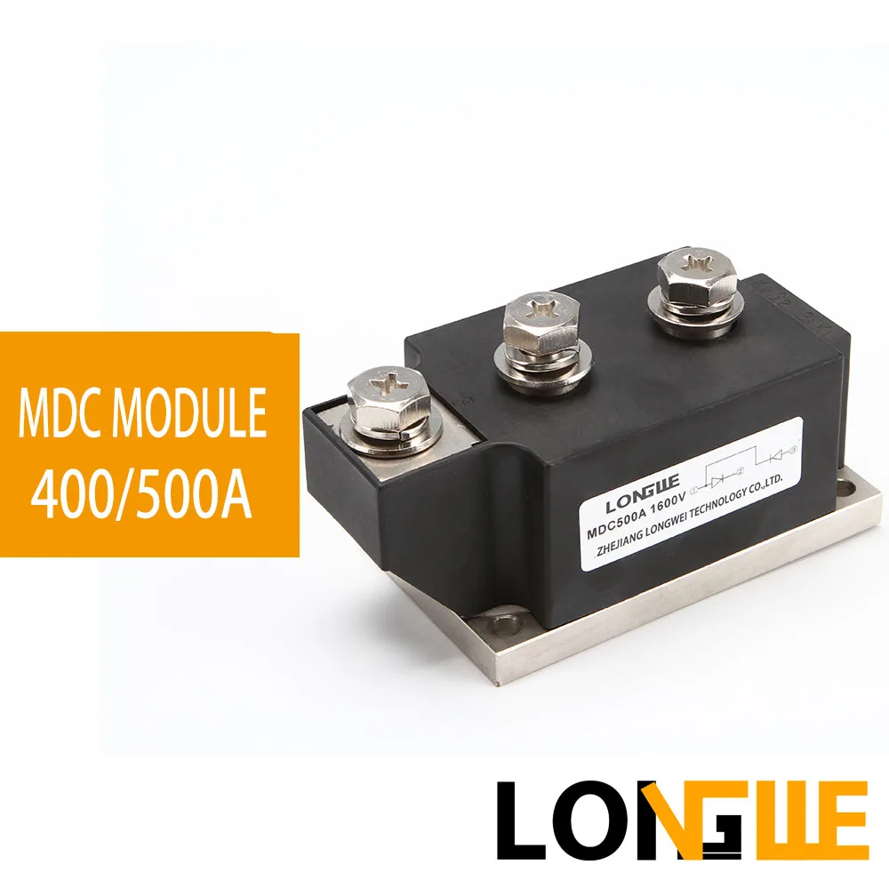 Retificador de Diodo Relés de Semicondutor de Potência Longwe Módulo 500a 1600v Friso Conectar dc Mdc 400a