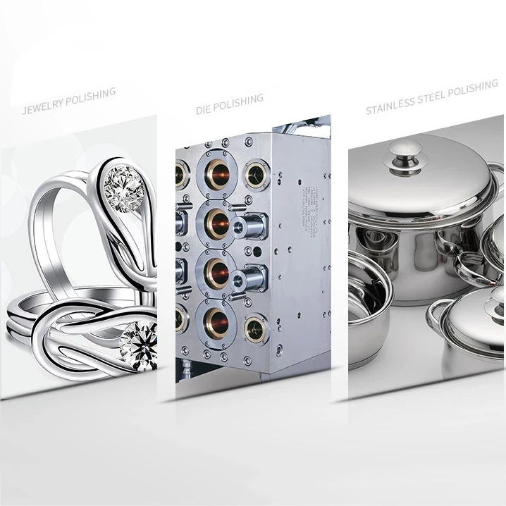 Набор для полировки зеркальный большой инструмент кожи и пасты двусторонняя