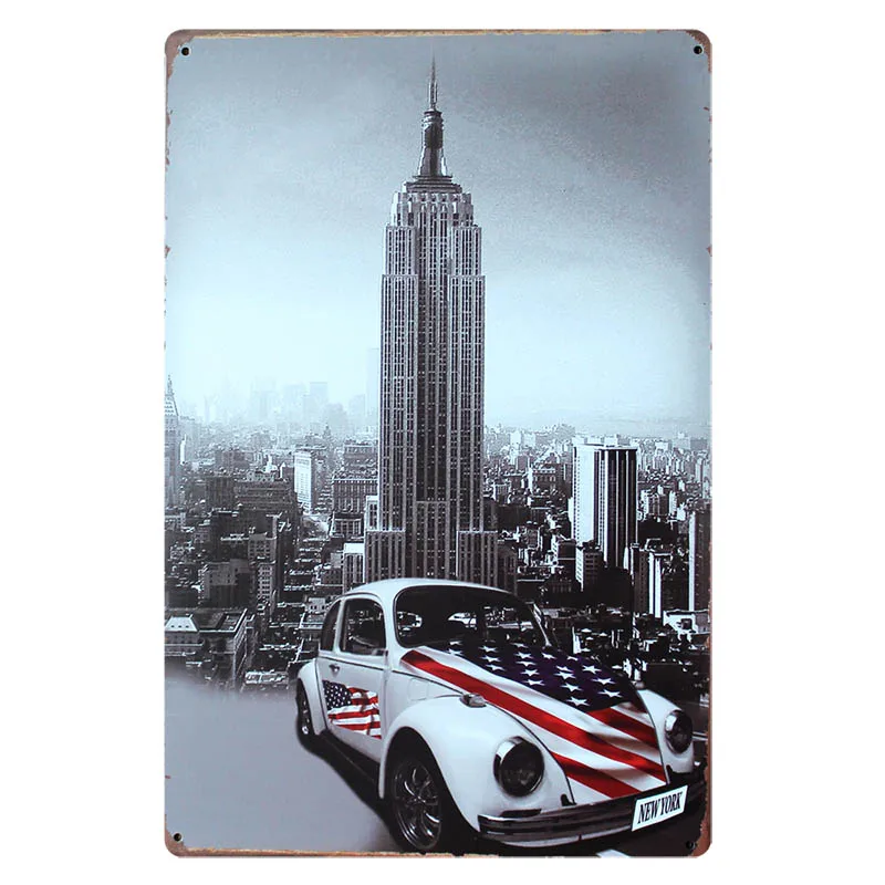 Классический Мотоцикл Олово настенная вывеска Ретро домашняя стена для