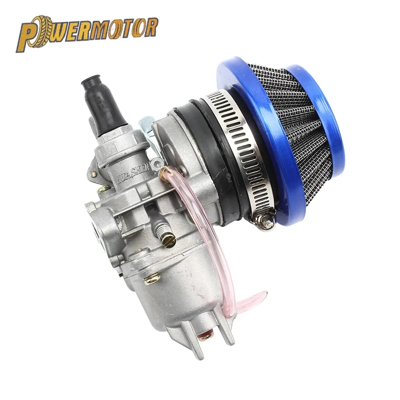 Карбюратор для мотоцикла стальной карбюратор 44 мм с фильтром красные синие + стек