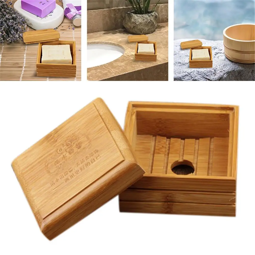 Футляр для мыла в японском стиле экологически чистый бамбуковый футляр хранения
