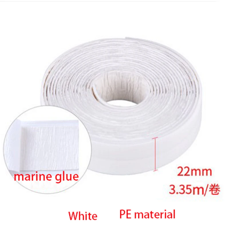 Новая стильная самоклеящаяся уплотнительная лента для стен ванной раковины с