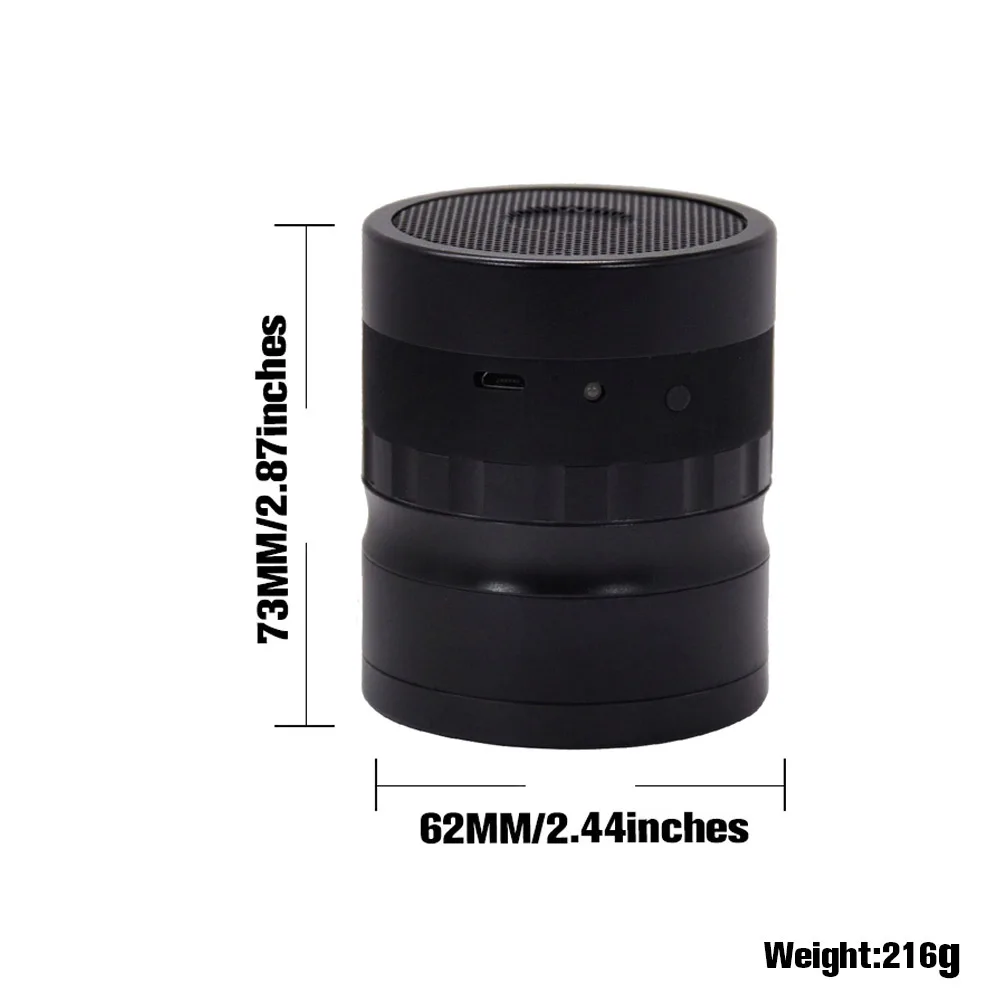 HONEYPUFF питание Bluetooth книжная полка колонки травы мельница пыльца Catcher 62 мм