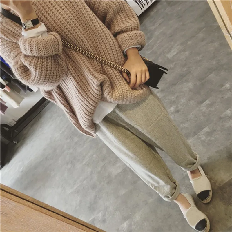 2021 Women Autumn Top Clothes Female Knit Sweater Blouse Ladies Casual Clothing Pullover And Jumper Loose New Arrival | Женская одежда