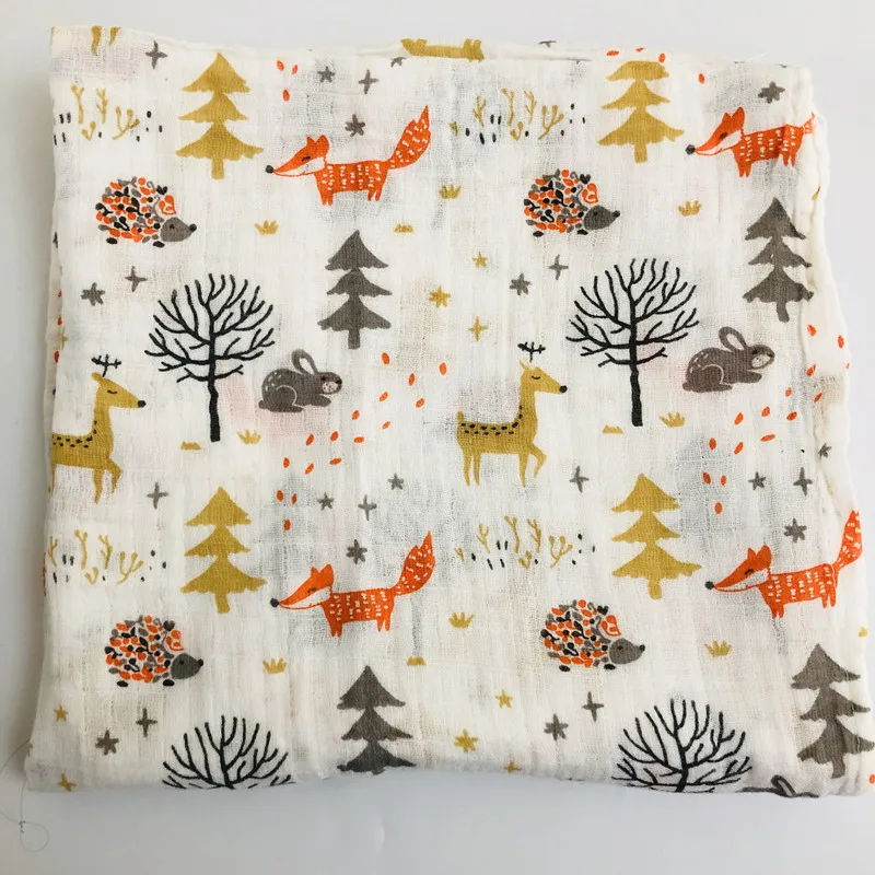 C овечье муслиновое одеяло для пеленания 100% хлопок детские пеленки мягкие одеяла