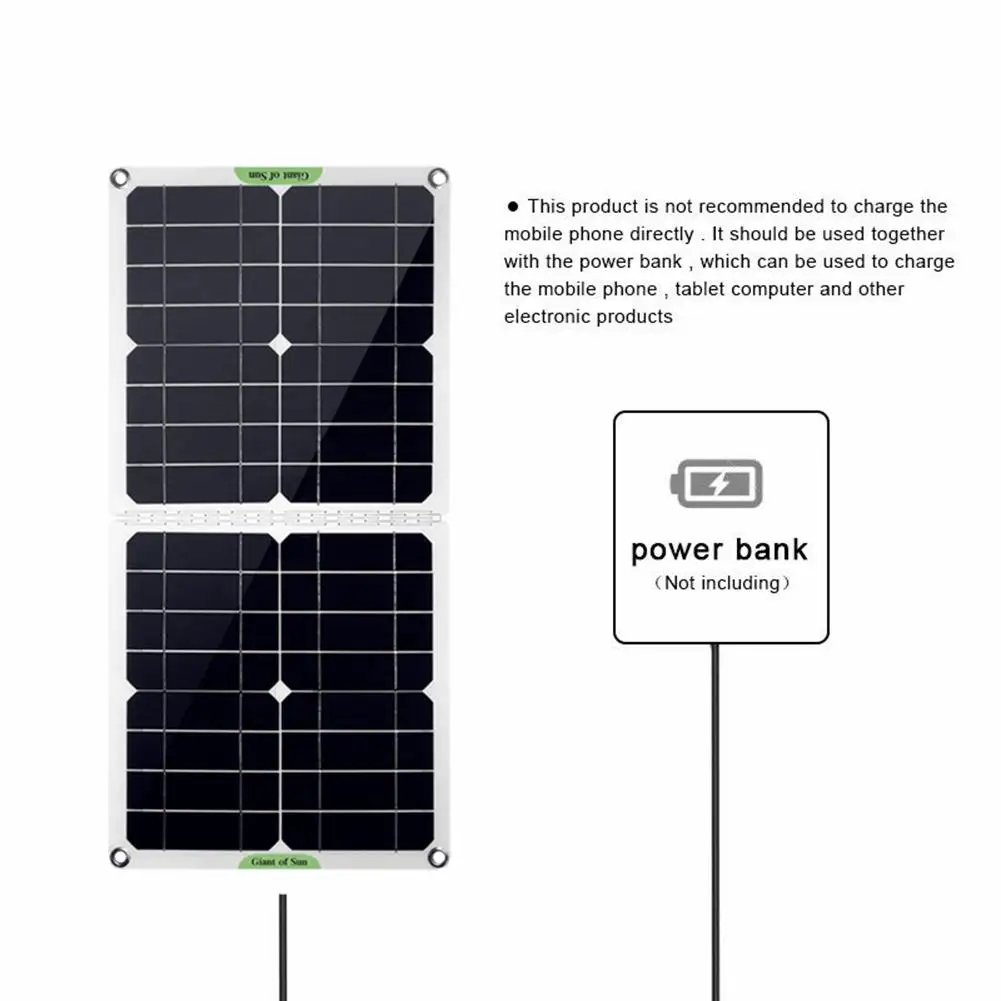 Online Panel Surya 100W 12V/5V Dengan Pengontrol Pengisi Daya Baterai Mobil Panel Tetesan Surya Untuk Mobil Perahu Pengendali Pengisi Daya Sepeda Motor
