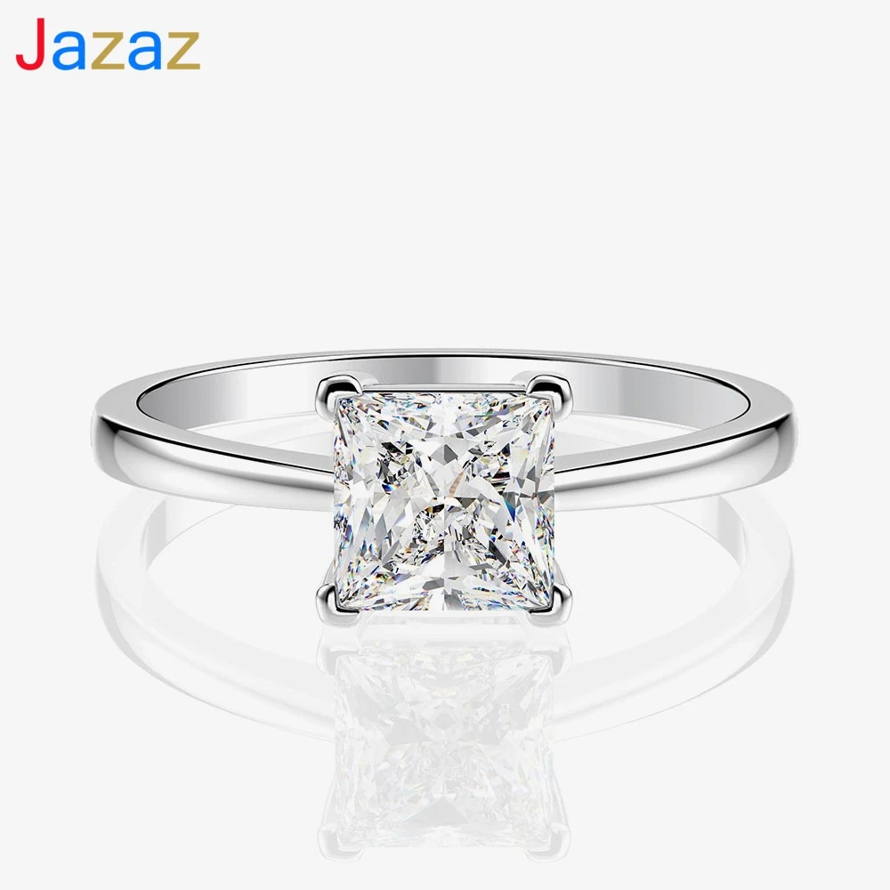 

Женское кольцо из серебра 100% пробы, с бриллиантами