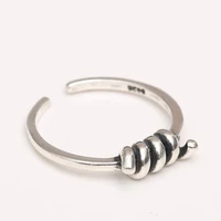 silver 925 jewelry trend ring for woman vintage sterling silver toe rings tail ring thai silver body jewelry adjustable