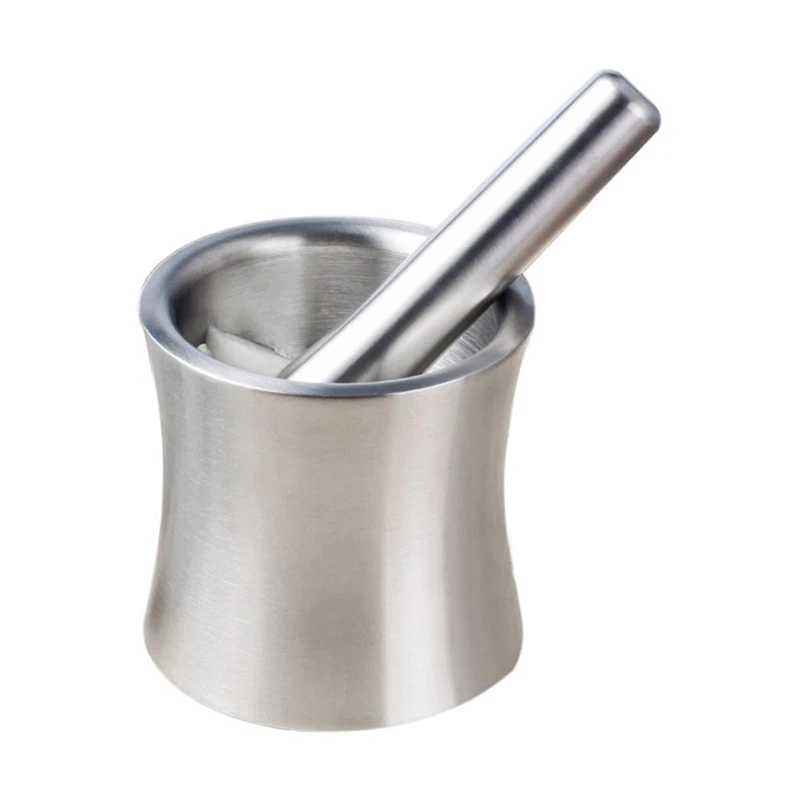 Нержавеющая сталь ступка и пестик специи измельчитель для дробления измельчения