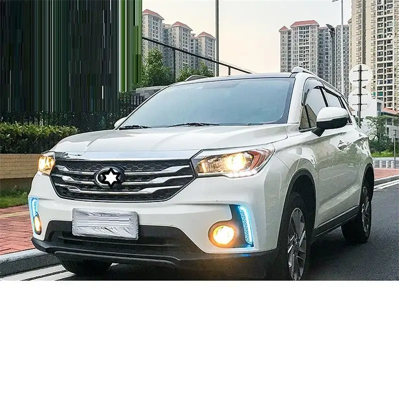 Автомобильные Luces Para Drl дневные ходовые автоматические светодиодные наружные Cob