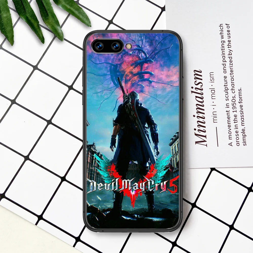 

Devil May Game Cry Phone Case For Huawei Honor 6A 7A 7C 8 8A 8X 9 9X 10 10i 20 Lite Pro Play black Coque 3D Etui Painting Funda
