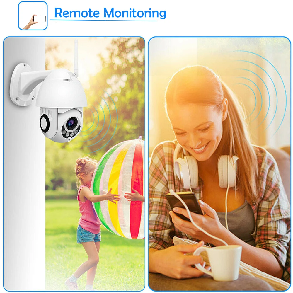 

Smart IP CCTV Camera 4 LEDS 1080P Outdoor IP66 Waterproof Surveillance Camara De Seguridad Ip Wifi Exterior Home Security Camera