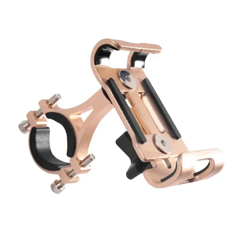 

Universal Aluminum Alloy Bike Bicycle Phone Holder Racks Motorcycle Handlebar Mount Non-Slip Moblie Cell Phone Clip for Bike