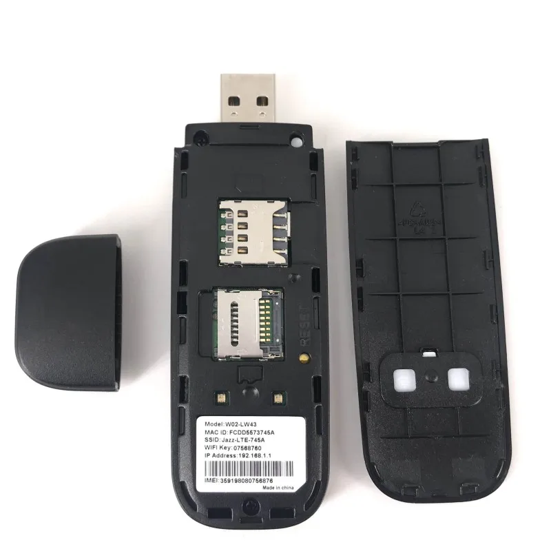 Лот из 10 шт. Jazz W02-LW43 4g lte ufi wifi модем usb dongle Беспроводной маршрутизатор wingle с sim-слотом PK для huawei e8372 e3372