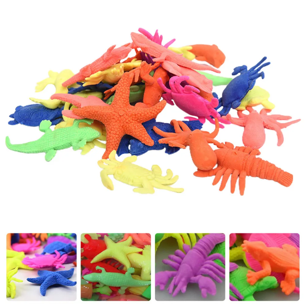 

30pcs Water Absorbing Toys Water Growing Expansion Models (Random Color)