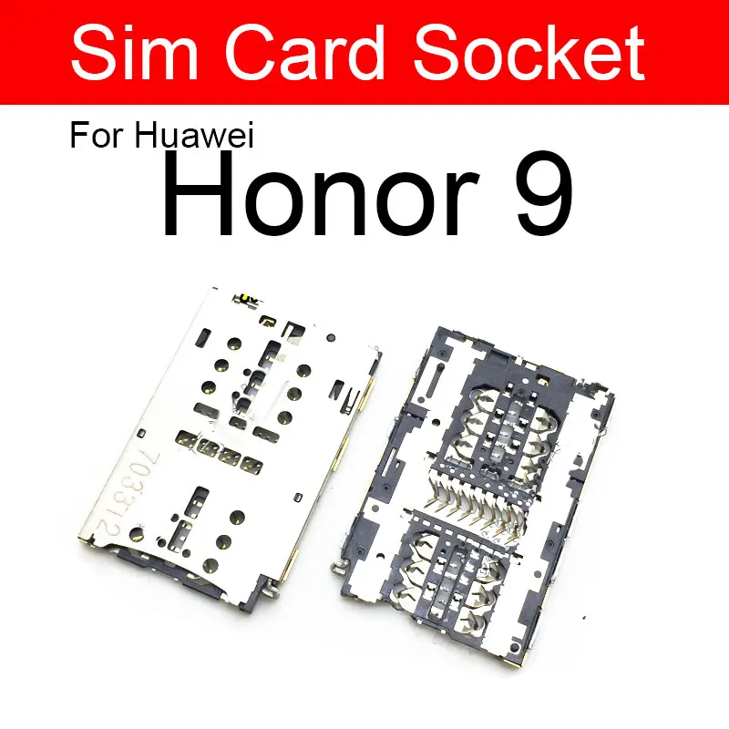 Держатель адаптера для sim-карты Huawei Honor 8 9 9I 10 20 V8 V9 V10 Play Lite Pro устройство чтения