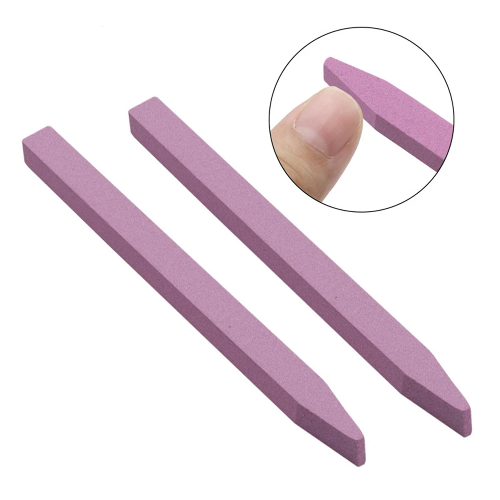 

5Pcs Quartz Grinding Rod Nail Art Chrome Corundum Stone Bar File Exfoliate Quartz Scrub Carving Rod Cuticle Remove Stick Pusher