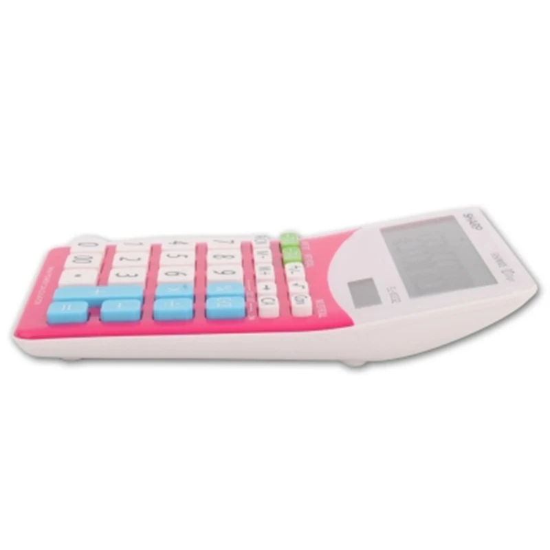 SHARP El m332 Калькулятор настольный 4 цвета мультфильм милый солнечный ELM332 детей