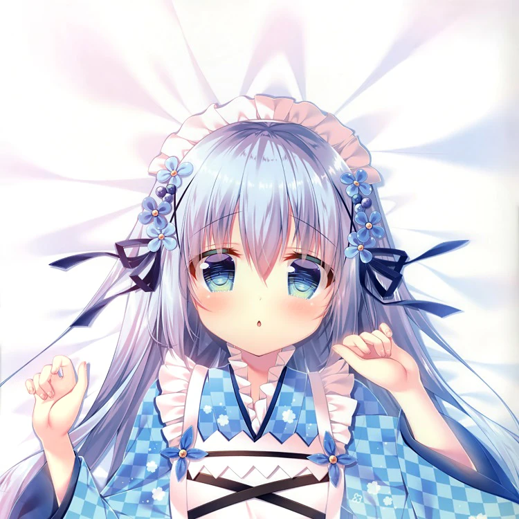 Горячее аниме-это заказ кролика? Кафuu Чино милая девушка дакимакура обнимающая