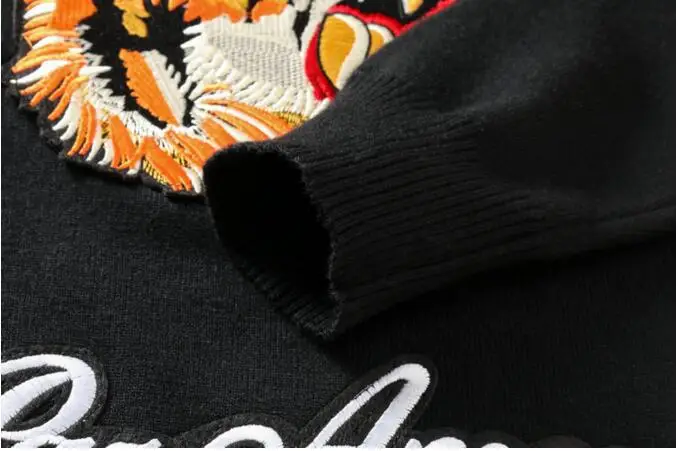 

2020 Man Luxury New Winter l'aveugle par amour embroidered Tiger Casual Sweaters pullover Asian Plug Size High Drake #E213