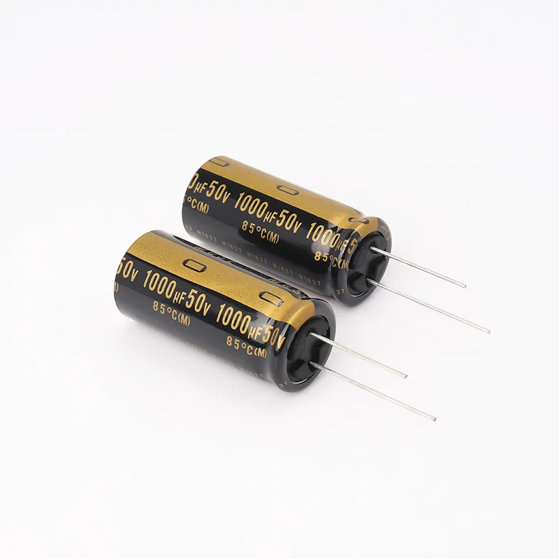 2Pieces Nichicon Audio Capacitor Coupling Filter 1000uF 50V KZ Series 50v 1000uf 18X40mm | Capacitors
